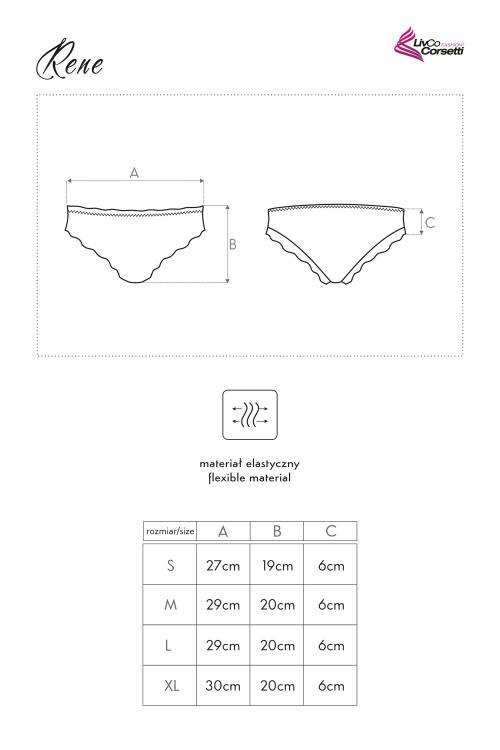 Rene LC 6069 LivCo Corsetti Fashion dámske nohavičky čierne