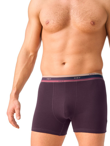 Bambusové pánske boxerky MXH 178 A24 Bamboo Key pohodlné mäkké hnedé