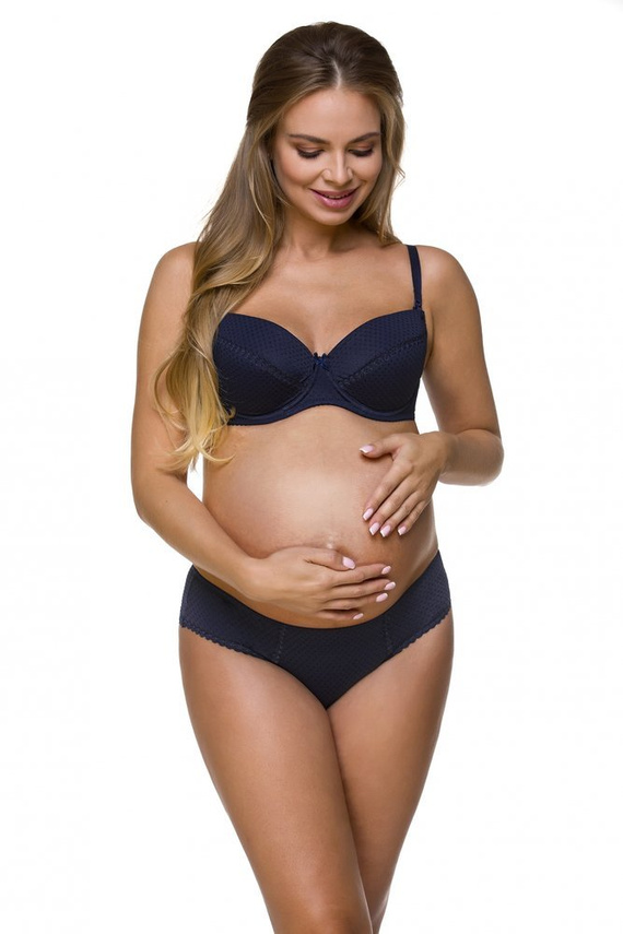 1732 LUPOLINE dojčiaca podprsenka - tmavomodrá