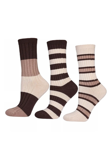 Moraj CDC 400-513 dámske ponožky - rebrované, viskózové, mäkké a bez kompresie