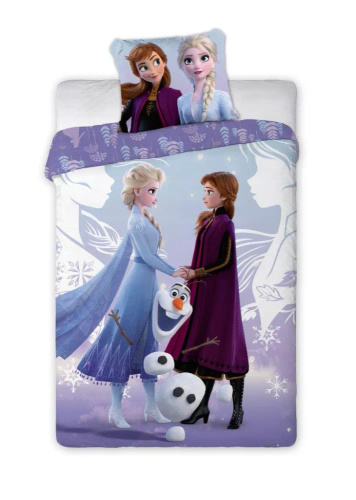 Frozen Iceberg Posteľná bielizeň Faro fialová bavlna - 100% bavlna, Disney set