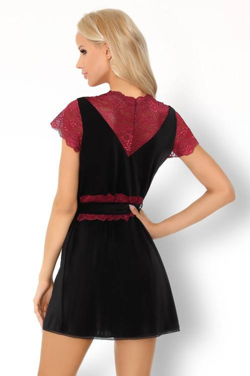 Kumiko LC 90428 Ružový dámsky župan Rosses Collection LivCo Corsetti