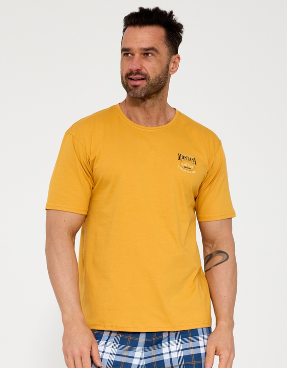 Pánske pyžamo Cornette 326/213 Montana 2 100% bavlna krátky rukáv