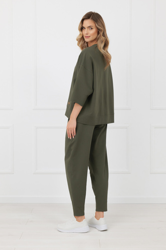 Nohavice Kaori Italian Fashion 220 g/m² bavlna elastan