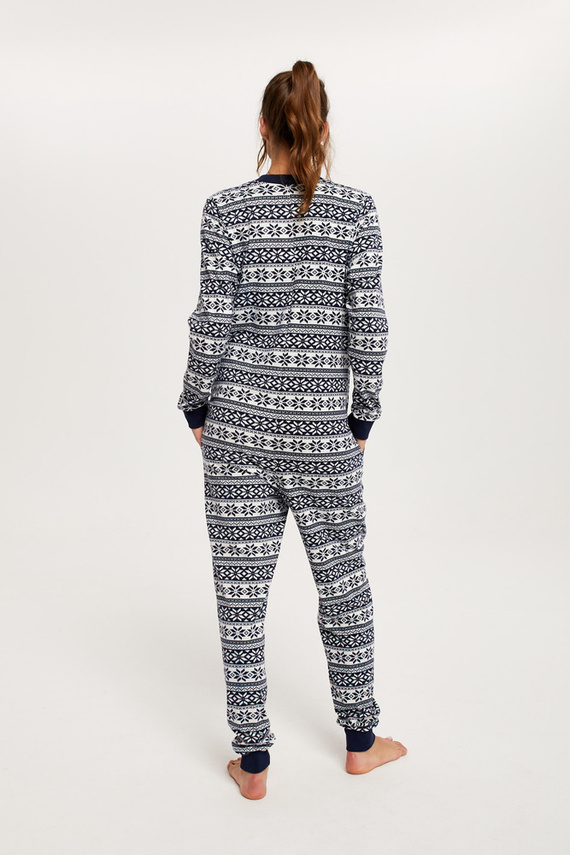 Alaska Dámsky overal Italian Fashion - námornícka modrá