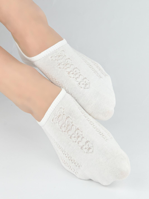 Dámske neviditeľné ponožky Noviti ST095 – bavlna, silikón na päte