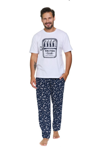 Pižama pánska Doctor Nap 7554 Sunny Coast bavlna dlhé nohavice