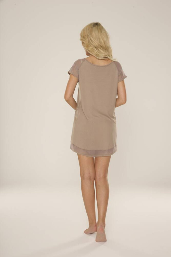 767 Nočná košeľa Carmel De Lafense - light mocha