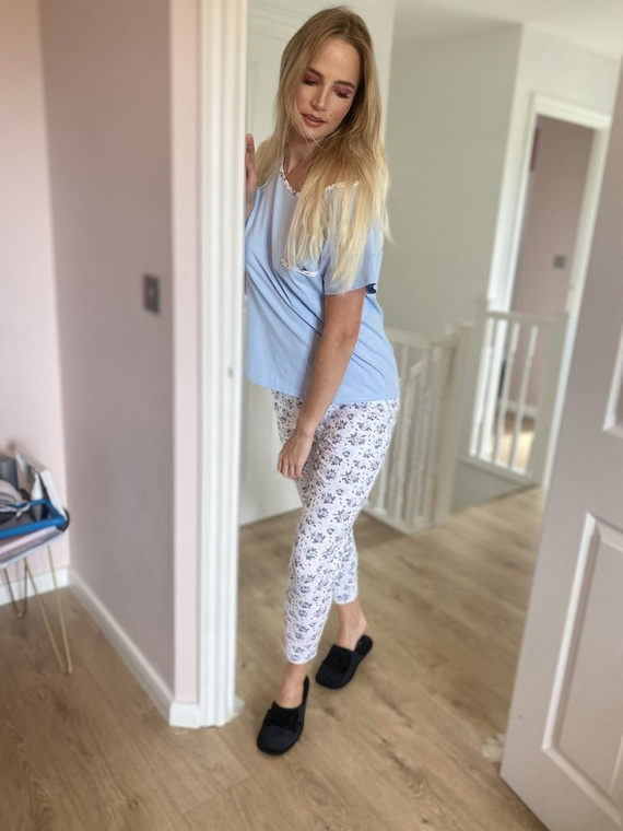 434 Maribell Forex Dámske pyžamo - modré