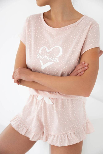 Super Girl Dámske pyžamo Sensis - svetloružové
