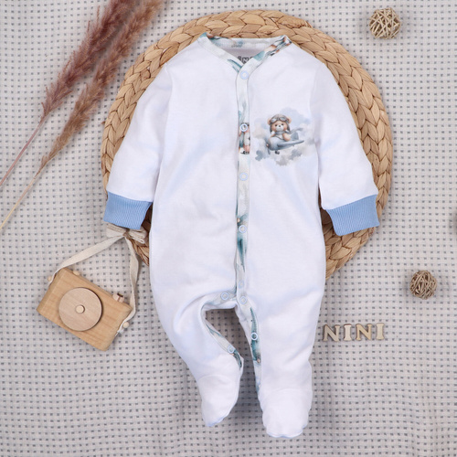 NINI BABY BEAR PILOT overal z organickej bavlny ABN-5748/BIA