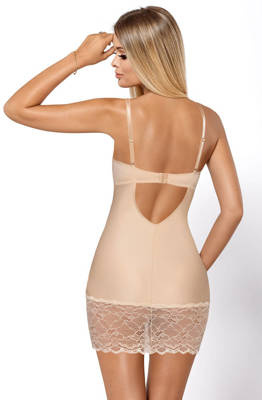 Vesta Košeľa Dámska nočná košeľa PariPari beige