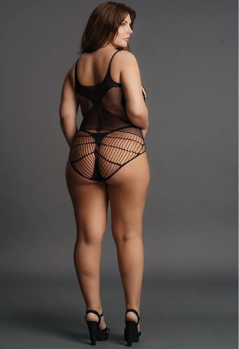 Body DES018 Le Désir zmyselné body s geometrickými výrezmi