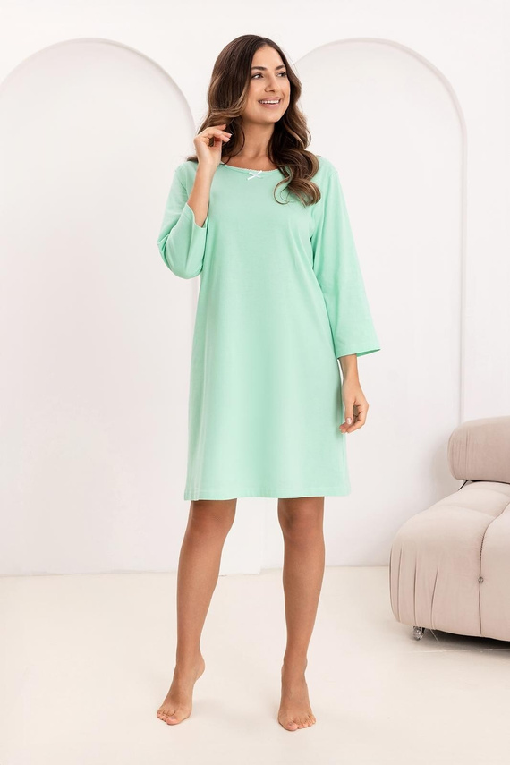 Regina 179 dámska nočná košeľa 100% bavlna 3/4 rukáv