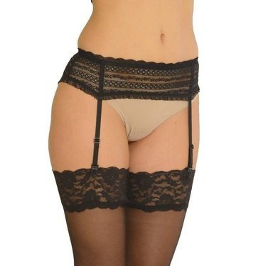 858 Leyla Forex podväzkový pás - čierny