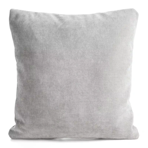 Vianočný návlek na vankúš Eurofirany Chp 301 45x45 cm, chenille s výšivkou, 300 g/m², strieborný