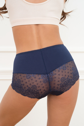 Alchemia maxi nohavičky Italian Fashion - námornícka modrá