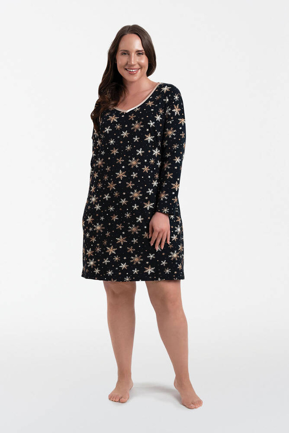 Nočná košeľa Laponia Talianska móda - potlač