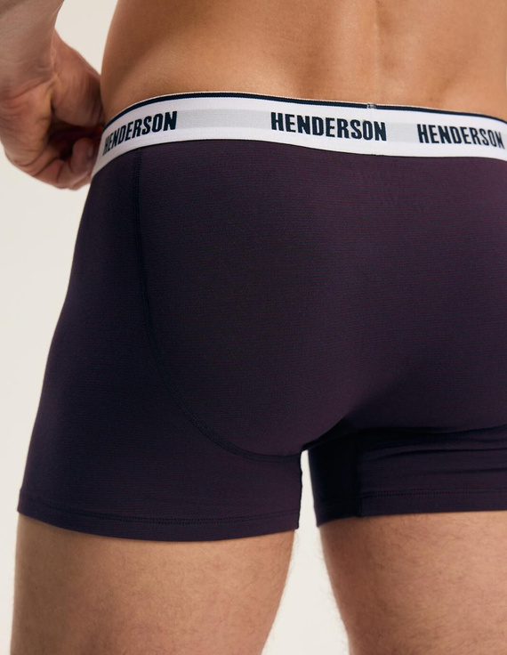 Pánske boxerky Henderson 45476 Free 2-pak bavlnené so širokou gumou a logom
