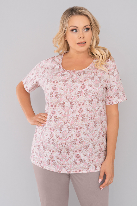 Kalmia Dámske pyžamo s krátkym rukávom, 3/4 nohavice Talianska módna potlač