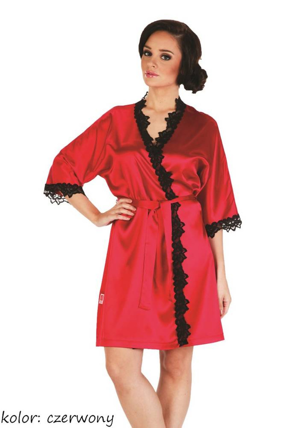 929 Kleoree Dámsky župan De Lafense - červený