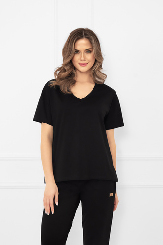 Klara - dámska blúzka s krátkym rukávom | Italian Fashion black