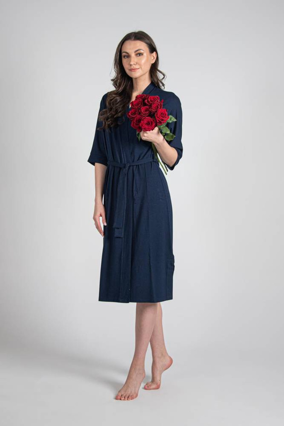 942 Visa Dlhý župan De Lafense - tmavomodrý