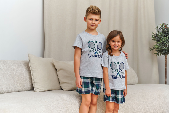 Detské pyžamo Doctor Nap 7402 Tennis bavlna