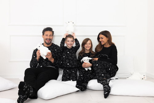 Dámske pyžamo Bonnie - bavlna, dlhý rukáv, dlhé nohavice, ovce Talianska móda