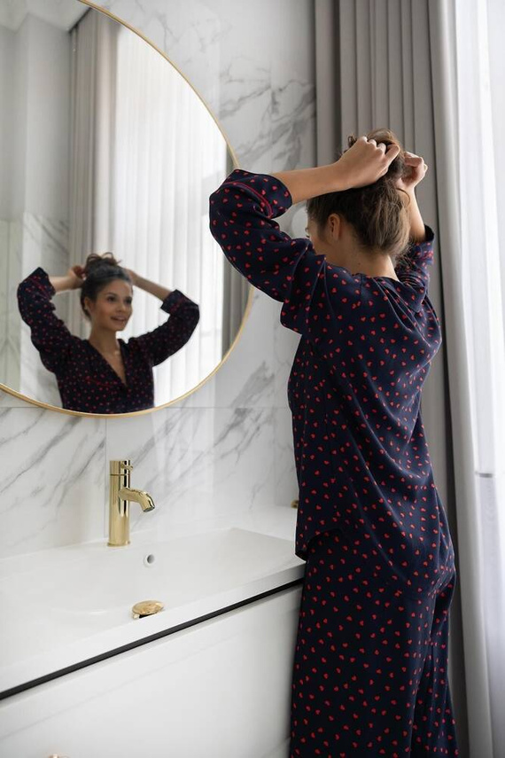 Sophia Dámske pyžamo Sensis - tmavomodré