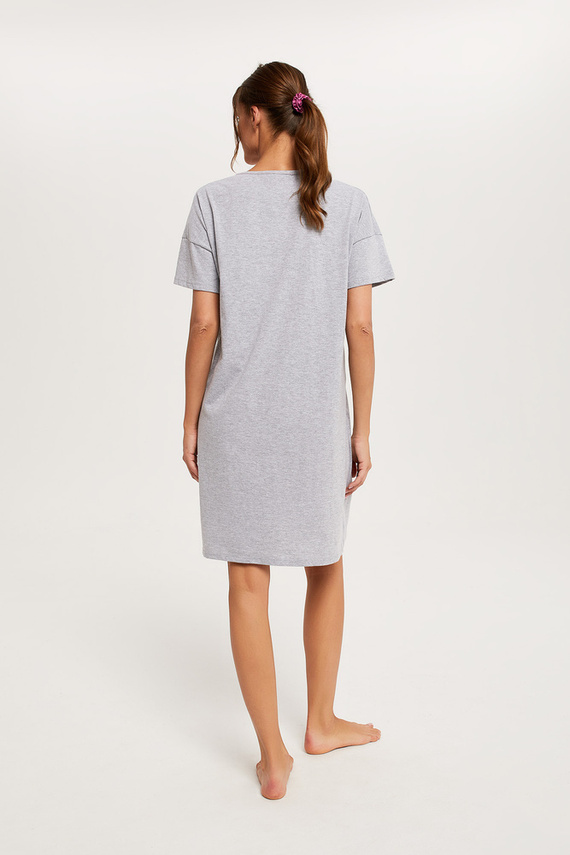 Nočná košeľa s krátkym rukávom Dracena Italian Fashion - melange
