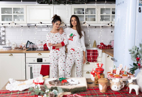 Dámske pyžamo Lillian Sensis -ecru