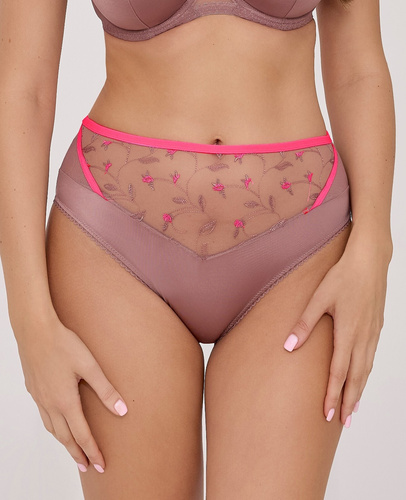 Figs Ava 2256 black - klasický strih, hladké mikrovlákno, pohodlie a jemná čipka