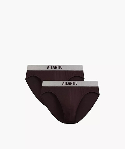 Pánske športové slipy Atlantic 2MP-1589 – dokonalé prispôsobenie, elastický pás, 2 kusy