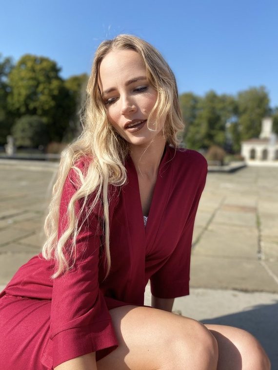 871 Visa Dámsky župan Forex - bordový