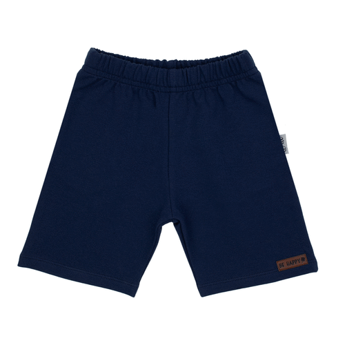 169515 Detské krátke šortky Nicol - unisex, bavlna s elastanom, pohodlné, poľská výroba - tmavomodré
