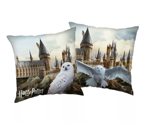 Detský vankúš Harry Potter "Hedwig 02" od Jerry Fabrics | Polyester s bavlnenou textúrou, ľahká výplň