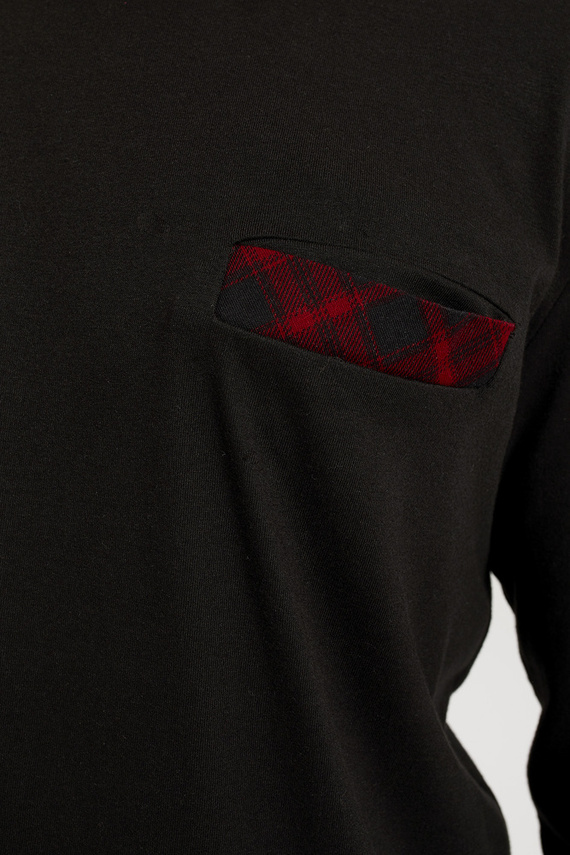 Zeman Italian Fashion pánske pyžamo - čierne/potlač