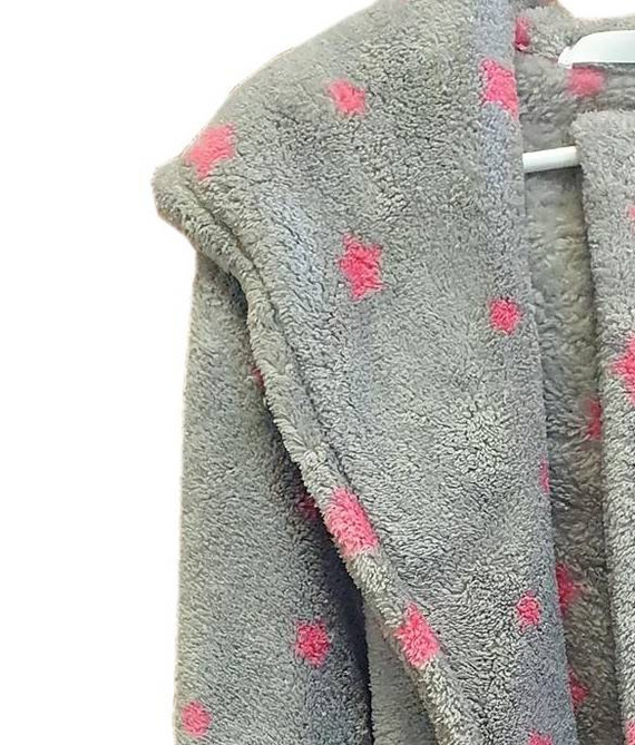 673 Stars Forex Dámsky krátky župan - sivý