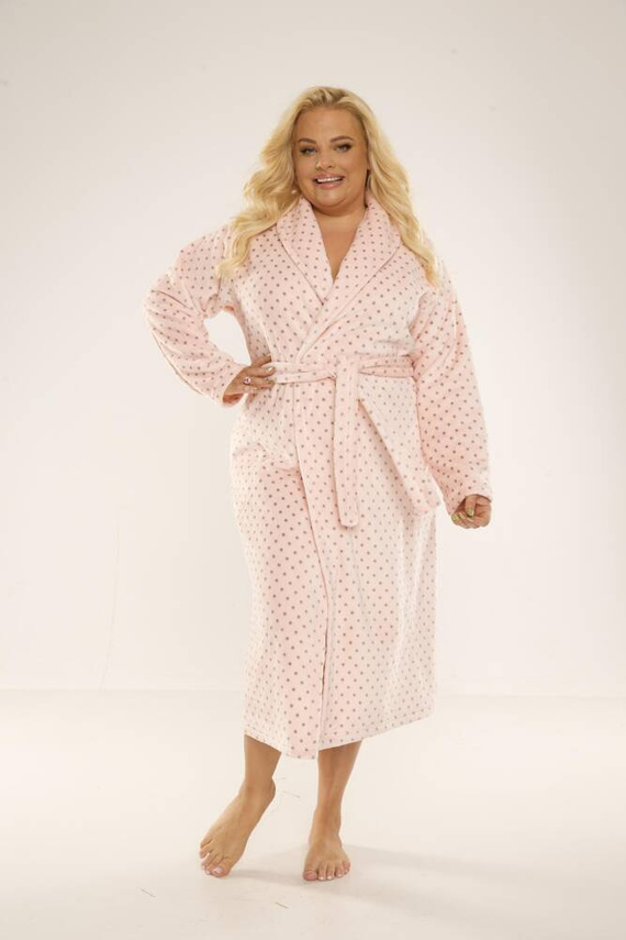 548 Dámsky župan Melanie Long Forex - lososový