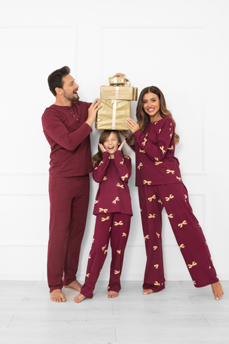 Kwadro Dámske pyžamo Italian Fashion - bavlna, dlhý rukáv a nohavice