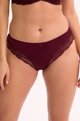 GFP 931 Veronika Dámske nohavičky Gaia chianti- bordová klasická čipka