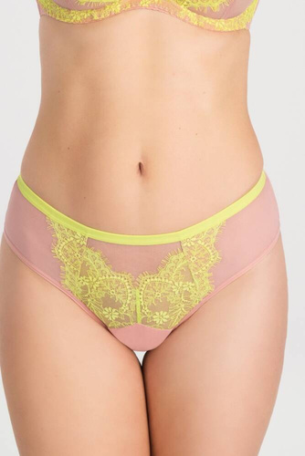 Gorsenia K 863 Summer Time Brazílske nohavičky limetkovo zelené