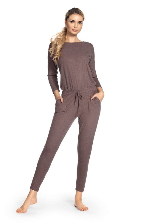 305 Paula Dámsky pyžamový kostým - Mocca