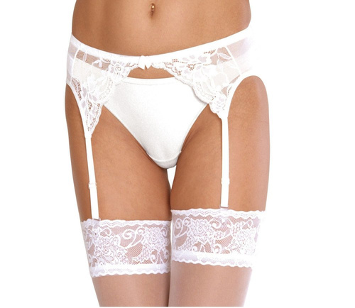 136 Forex podväzkový pás - biely