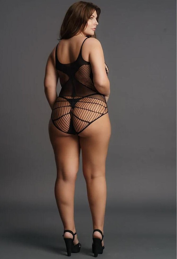 Body DES018 Le Désir zmyselné body s geometrickými výrezmi