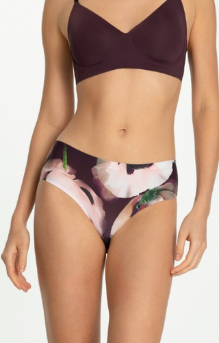 Dámsky spodný diel Velvet Bloom Simple Classic od Julimexu - kvetinová potlač, bez švov