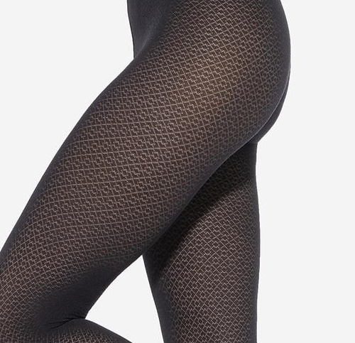 Loretta 158 Gatta dámske pančuchy - 50 den, vzorované, matné - nero