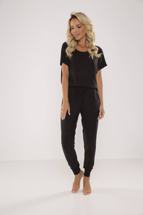 524 Paula Dámske pyžamo De Lafense - grafitové