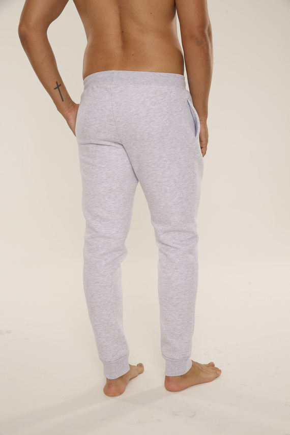 813 Indigo Pánska tepláková súprava De Lafense - svetlý melír